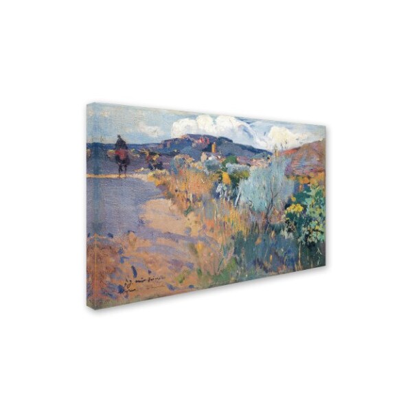 Joaquim Mir 'View Of Laleixar' Canvas Art,30x47